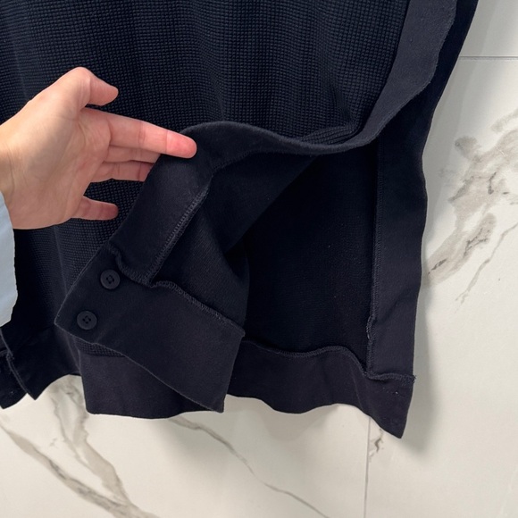 Mod Ref Navy Muscle Sweater w Open Sides - Picture 7 of 9